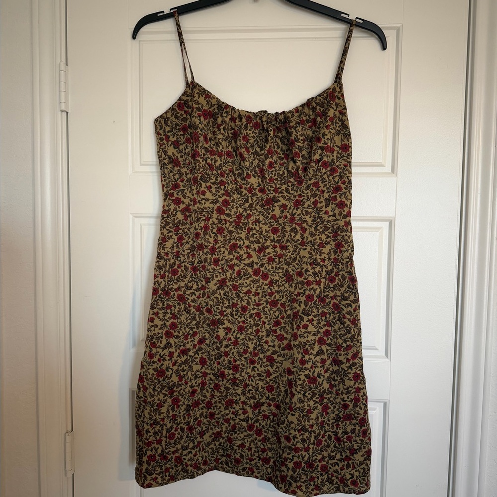 Floral Spaghetti Strap Dress
